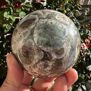 Russian Flower Agate Sphere